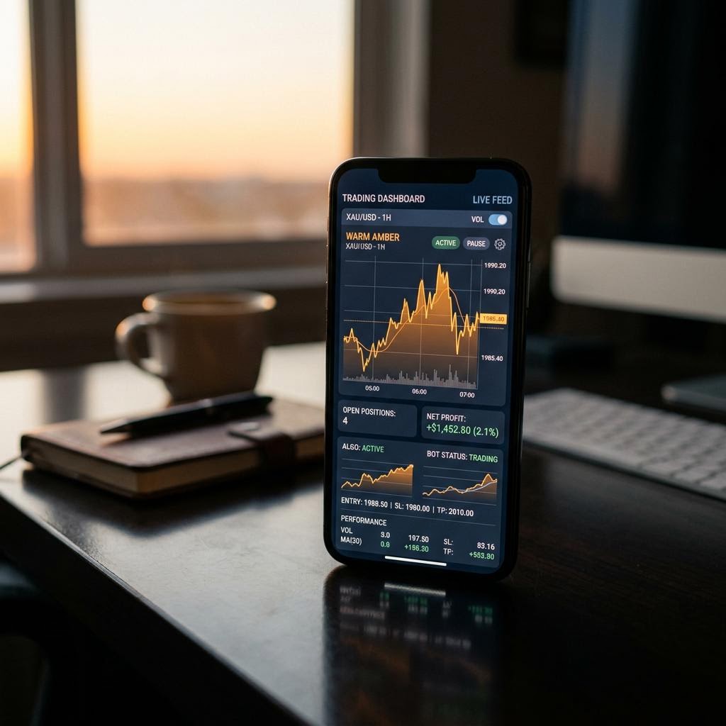 Apex Justice Benutzeroberfläche auf einem Smartphone
